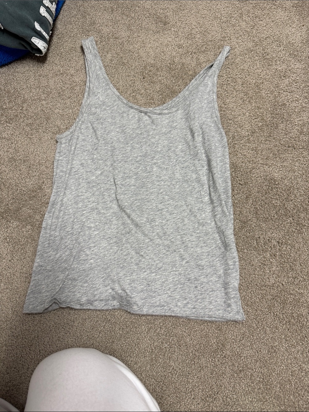 rag & bone Heather Gray Scoop Neck Tank